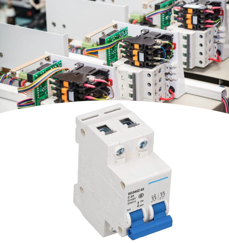 DIN Rail AC Breaker – Double Pole (50A, 63A, 80A, 100A) - Image 2